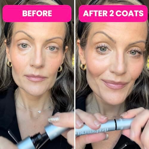 Prime Prometics PrimeLash Mascara for Older Women – Volumizing, Incredible Length in 2 Coats – Long-Stay, Zero Clumps, Hypoallergenic (Black) — view 7