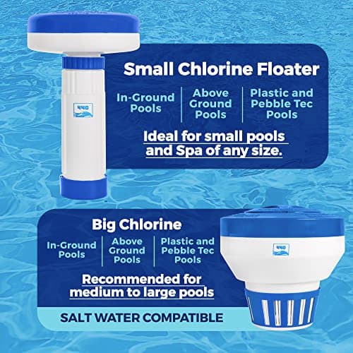 440 Mini Premium Floater Dispenser for Spa, Hot Tub and Small Pools for 1 Inch Chlorine or Bromine Tablets. (Tablets NOT Included) Adjustable Chemical Float from 0 to 13 Flow Control — view 4