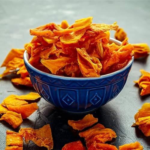 Elan Organic Dried Mango Slices, 125g, Sulphite-free, No Sugar Added, Non-GMO, Vegan, Gluten-Free, Kosher, Healthy Dried Fruit Snacks — view 3