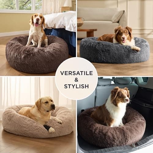 Bedsure SupportMax™ Calming Dog Beds Large Sized Dog Washable Pet Bed,36in — view 4