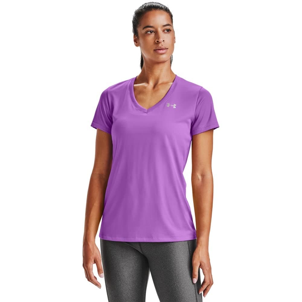 Under Armour Women's UA Tech™ Twist V-Neck Short Sleeve Tech SSV- Twist Mujer (Pack de 1) — view 5