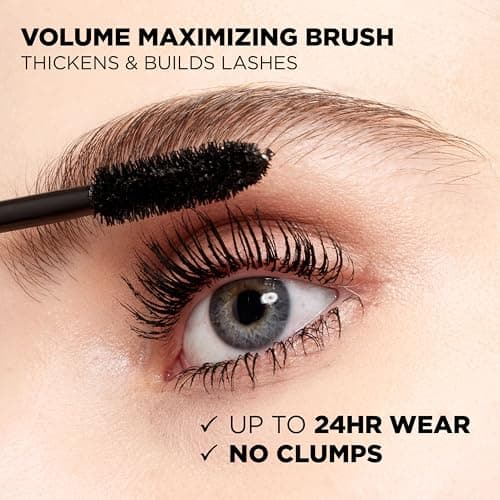 L’Oreal Paris Original Voluminous Mascara, Building Mascara Volume and Length Formula, Washable, Black Brown, 0.28 Fl Oz., 1 Count — view 4