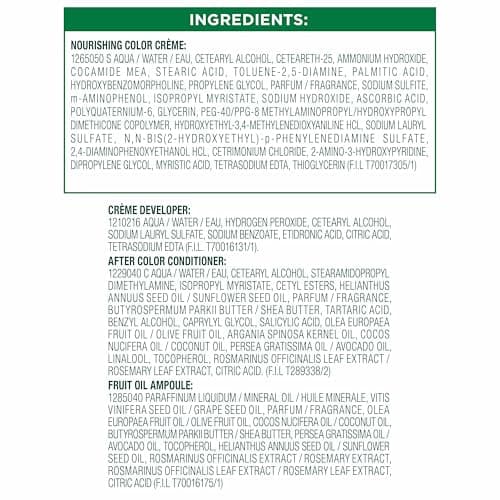 Garnier Nutrisse Ultra Crème Hair Color, Permanent Hair Dye with 100% Gray Coverage, Vegan & Cruelty-Free, 10 Black (Licorice), 1 Count — view 10