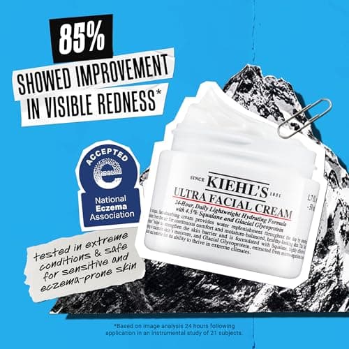 Kiehl's Ultra Facial Cream Moisturizer, Daily Lightweight Face Cream Hydrates Skin, Lotion with Pro-Ceramides, Provides Lasting Hydration and Moisture Surge, For All Skin Types, Fragrance Free — view 4