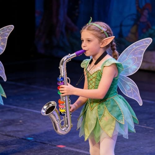 Toy Saxophone for Kids, Saxophone Instrument, Toy Instruments, for Party Birthday Holiday School Performance Stage Role Playing Talent Show Boys Girls — view 2