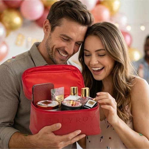 Mothers Day Gift for Women Spa Gift Set for Women 17Pcs Luxury Bath & Body Gift Set Beauty Care Kit with Necklace | Valentine's, Birthday, Christmas Gifts for Her Wife Pampering Kit Perfect for Travel — view 5