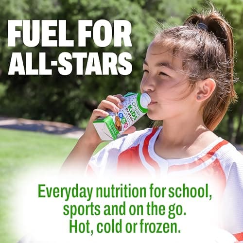 Orgain Organic Kids Nutritional Dairy Protein Shakes, Chocolate, Healthy Kids Snacks, 8g Grass-Fed Protein, 3g Fiber, 22 Vitamins & Minerals, No Soy Ingredients, Non-GMO, 8.25 Fl Oz, Pack of 12 — view 4