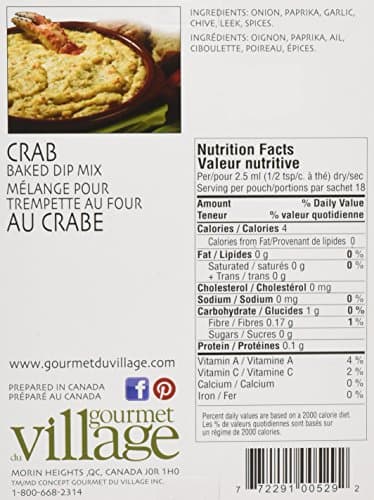 Gourmet du Village Dip Recipe Box Crab, 21 Gram