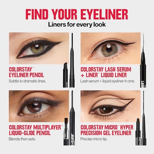 Revlon ColorStay Pencil Waterproof Eyeliner, Smudge-Proof, Eye Makeup with Built-In Sharpener, Long-Lasting, Matte Finish, 202 Black Brown, 0.01 oz — view 8