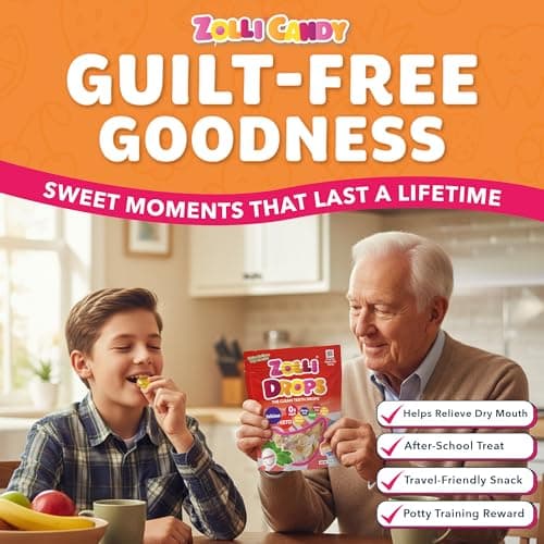 Zolli Drops Sugar Free Candy with Xylitol, Dye-Free Lollipops - Keto & Diabetic-Friendly, Dentist-Approved Treats for Kids (Peppermint, 1.6 oz) — view 4
