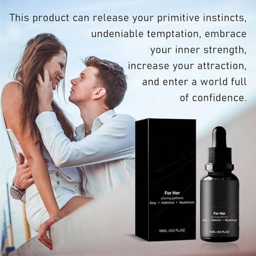 Pheromone Perfume for Women, Long Lasting Floral Scent with Jasmine & Rose, Alluring Fragrance Oil for Confidence, Non-Greasy Attraction Cologne, Portable 15ml Travel Size for Date Night (1 Pcs) — view 3