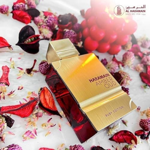 Al Haramain Amber Oud Ruby Edition Eau De Parfum Spray 60ml (2 oz) - Unisex Arabian Perfume for Women & Men, Long-Lasting Amber Fragrance with Rich, Luxurious Scent — view 4