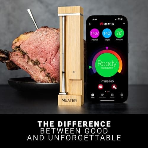MEATER Pro: Smart Bluetooth Wireless Meat Thermometer Digital | 550°C Heat Resistance | Long Range | Certified Accuracy | BBQ, Oven, Grill, Smoker, Air Fryer, Deep Fryer — view 2