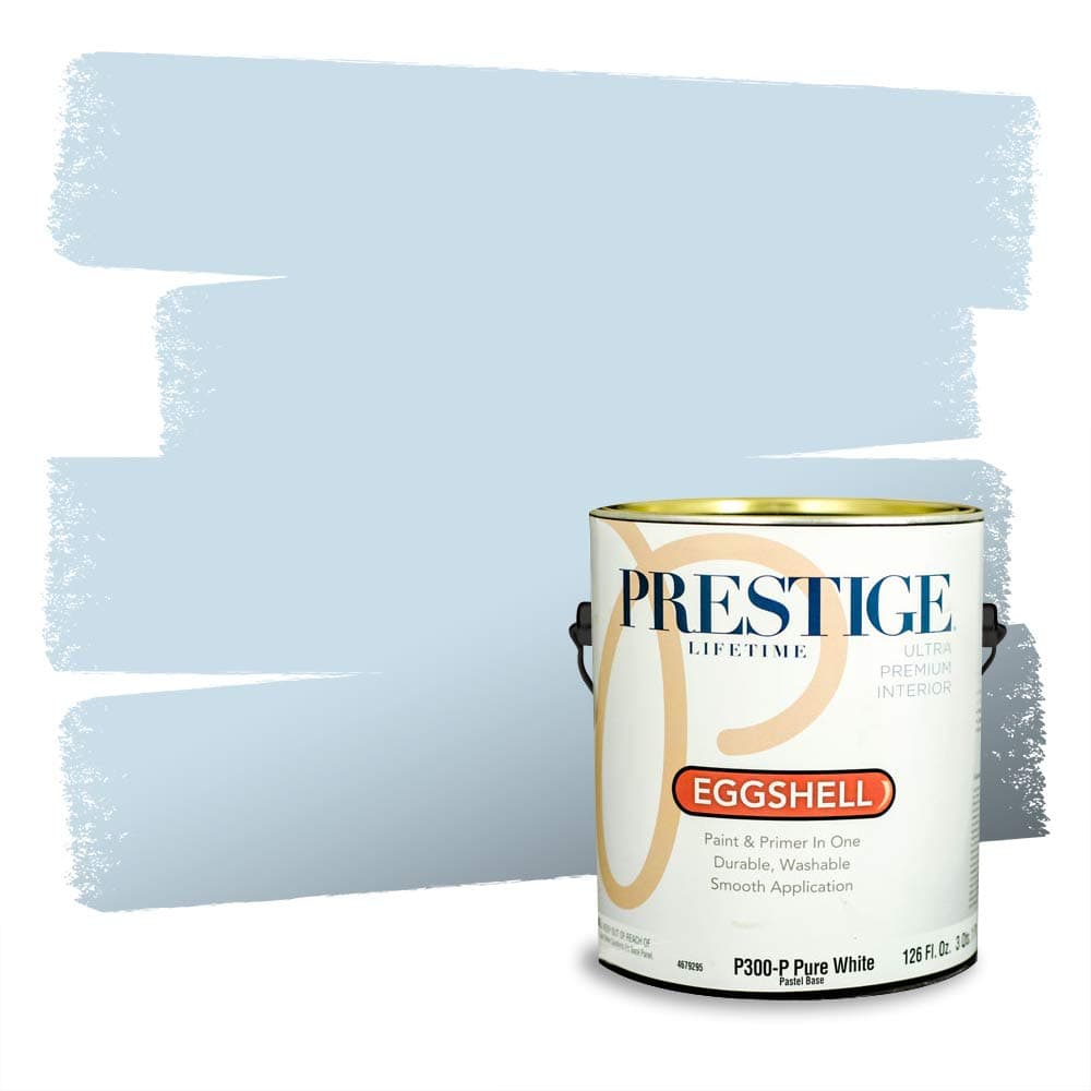 PRESTIGE Paints Interior Paint and Primer In One, 1-Gallon, Semi-Gloss, Comparable Match of Valspar* Dewdrop* — view 745