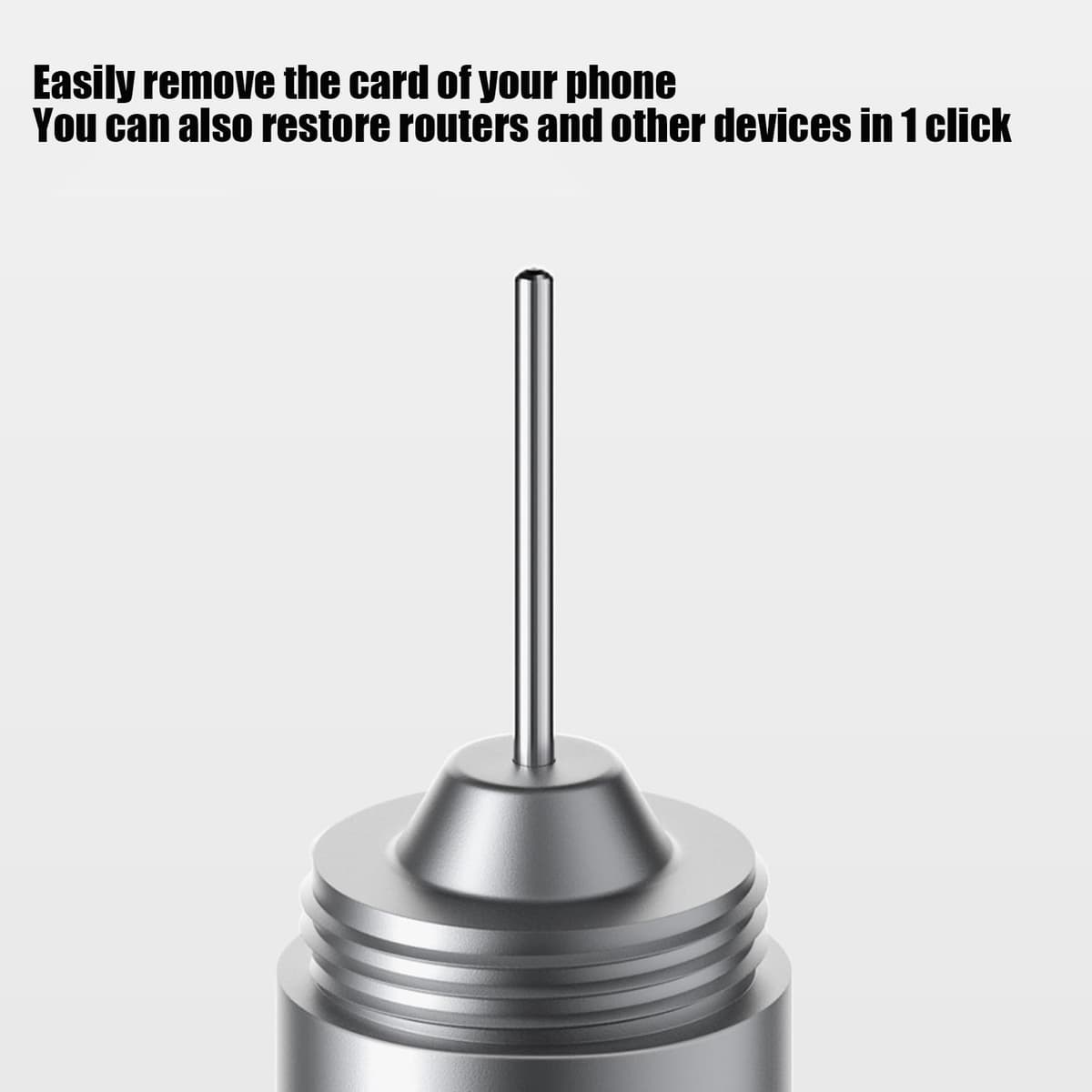 GjnjfdF SIM Card Ejection Tool - Phone Key Ring Tray Ejector Needle | Precision Cleaning Brush for Smartphone Charging Port Jack, Smartphone Tablet Electronics Travel — view 5