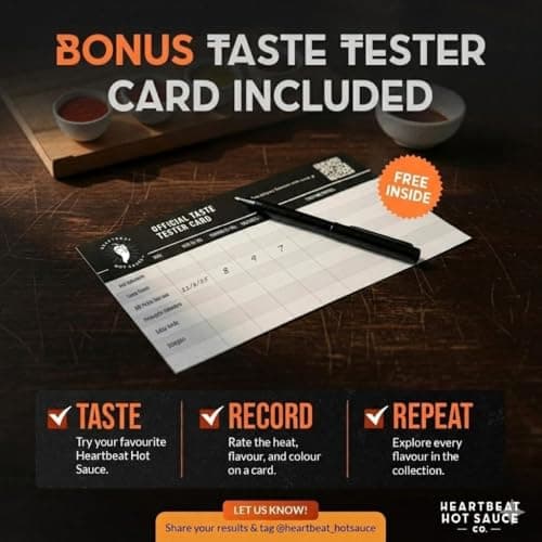 Heartbeat Hot Sauce Co. | Pineapple Habanero, 177 ml - Includes Taste Tester Card — view 2