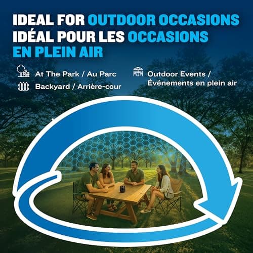 Thermacell Patio Shield Mosquito Repellent E-Series E65X Rechargeable Repeller; 20’ Mosquito Protection Zone; Includes 36-Hour Repellent Refill; No Spray, Flame or Scent; Docking Station — view 5