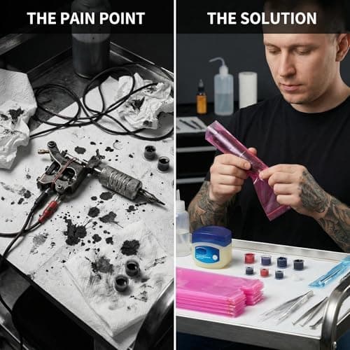 Essential Tattoo Studio Supplies - 100 Disposable Machine Sleeves, Basic Protective Covers for Daily Use — view 3