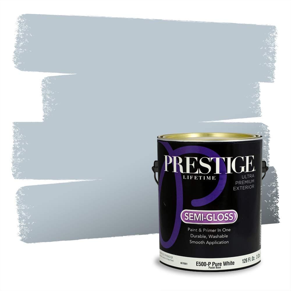 PRESTIGE Paints Interior Paint and Primer In One, 1-Gallon, Semi-Gloss, Comparable Match of Valspar* Dewdrop* — view 759