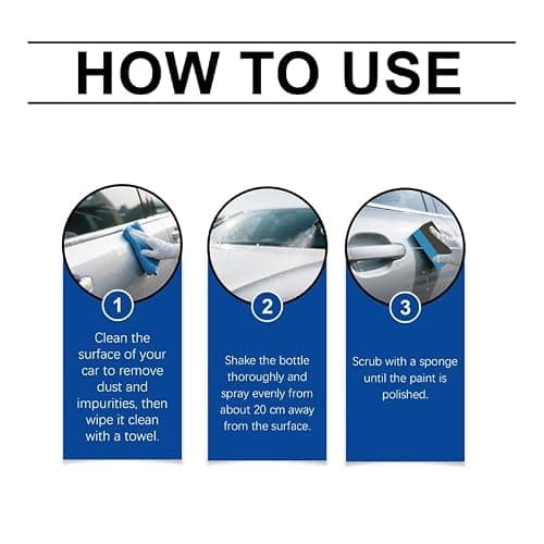 Quick Effect Coating Agent for Car, 2026 New Car Coating Spray, All-in-One Waterless Wash & Scratch Repair, Persistent Type Fast Coatin Protection (2PCS) — view 4