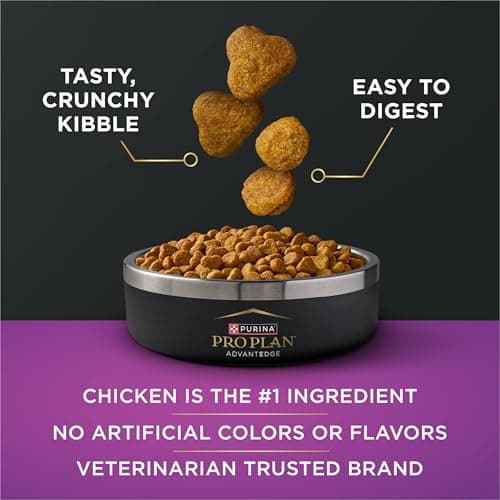 Purina Pro Plan AdvantEDGE Dry Cat Food, Senior Support+ Chicken & Rice Formula - 1.36 kg Bag (1 Pack) — view 2