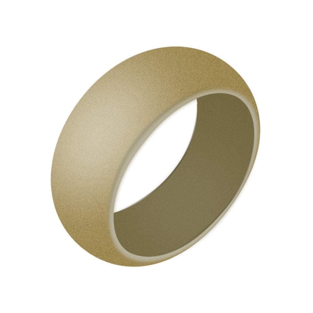 Boolavard anillo de bodas de silicona para hombres y mujeres asequible banda de goma de silicona, paquete de 7, 5 paquetes y singles - blanco, gris, plata, azul — view 14