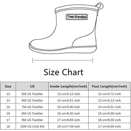 Toddler Rain Boots Baby Rain Boots Short rain boots for toddler Easy-on Lightweight and Waterproof — view 6