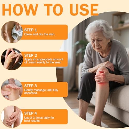 Bee Venom Body Massage Cream with Chondroitin for Back, Knees, Hands, Neck, Feet - 120g — view 4