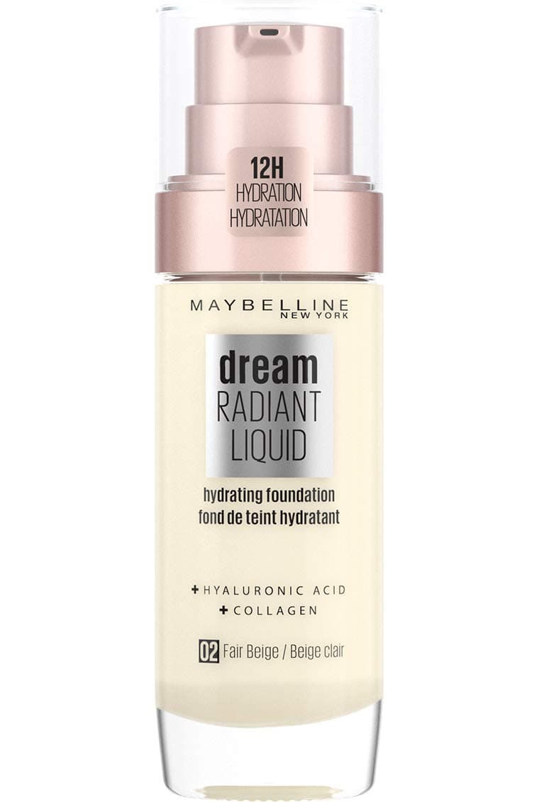 Maybelline Foundation, Dream Radiant Liquid Hydrating Foundation with Hyaluronic Acid and Collagen - Lightweight, Medium Coverage Up to 12 Hour Hydration, 30 Sand — view 47