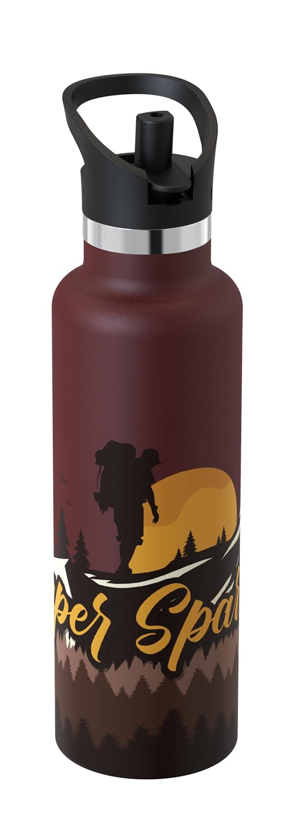 Super Sparrow Botella Agua Acero Inoxidable - Botella Termica - 350ml, 500ml, 750ml, 1L, 1.2L - Termo Sin BPA, Botella Agua Niños, para Deporte, Viaje, Escuela, Exterior, Oficina, Hogar — view 76