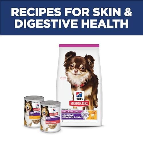 Hill's Science Diet Adult Sensitive Stomach & Skin Small & Mini Dry Dog Food, Chicken, 4 lb. Bag (Updated Formula) — view 11