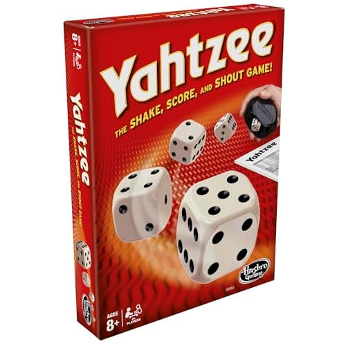 Hasbro Gaming Yahtzee Game, Fast-Playing Dice Games for Kids, Teens, and Adults, Strategy Games, Family Games for Kids, 2 or More Players, Ages 8 and Up — view 3