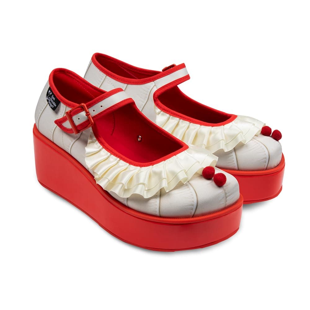 Hot Chocolate Design Chocolaticas Funky Canvas Women's Mary Jane Flat Shoes — view 97