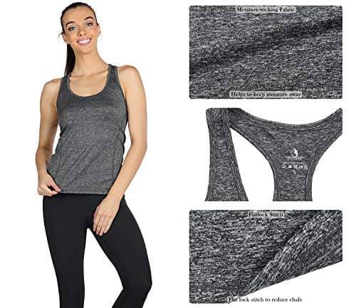 icyzone Workout Tank Tops for Women - Racerback Athletic Yoga Tops, Running Exercise Gym Shirts(Pack of 3)(L, Royal Blue/Purple/Charcoal) — view 4