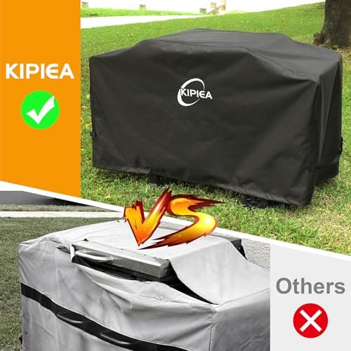 Kipiea Griddle Cover for Blackstone 36" Griddle with Hood, Heavy Duty Tear & Fade Resistant and Waterproof Flat Top Grill Cover for Blackstone 5482 with Buckles and Drawstrings — view 3