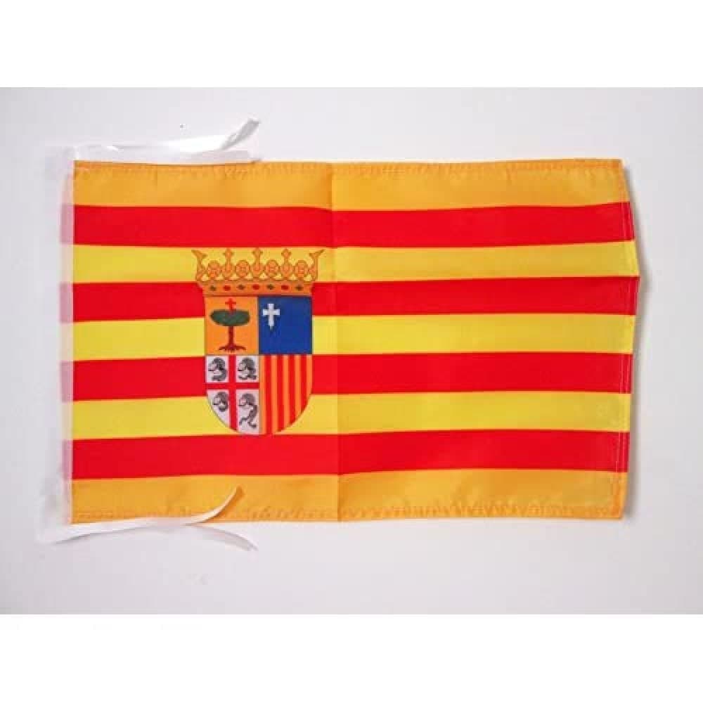 AZ FLAG Bandera de ESPAÑA SIN Armas 45x30cm - BANDERINA ESPAÑOLA SIN Escudo 30 x 45 cm cordeles — view 147