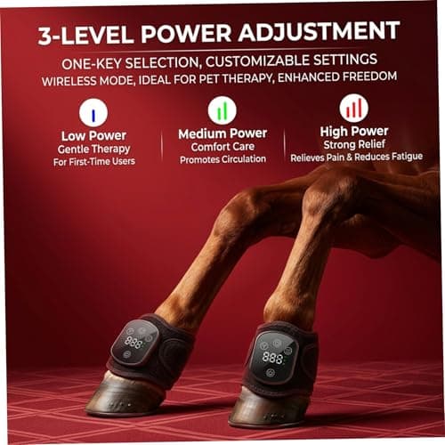 Horse Red Light Therapys Portable Red Light Therapys for Horses, Wireless & Rechargeable Equine Mat with Dual Wavelengths for Daily Care Support — view 5