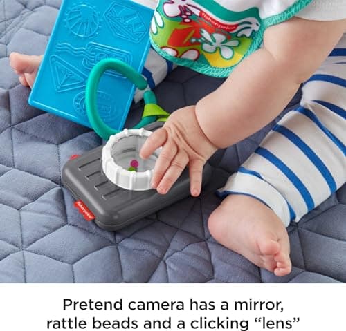 Fisher-Price Tiny Tourist Gift Set, 4 Travel-Themed Baby Toys for Take-Along Play — view 3
