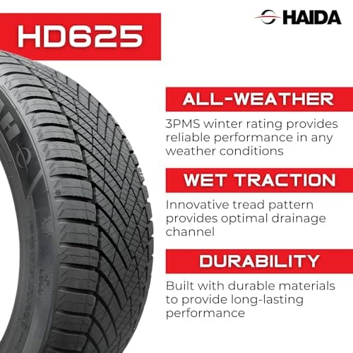 Tectonic 235/65R17 Haida HD625 All-Weather 4 Season 108XLW | Premium High-Performance Passenger Tires | 235/65R17 | 235 65 17 | 2356517 | (PACK of 4) TIRES ONLY — view 3