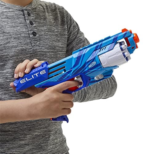 Nerf Elite Disruptor Blaster Reflex, Slam Fire, Blue (Amazon Exclusive) — view 3