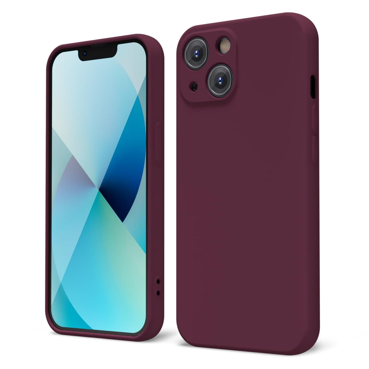 oakxco for iPhone 17 Pro Max Phone Case Liquid Silicone, Cute Thin Slim Grip Soft Rubber Gel for Women Men, Smooth Matte TPU Plain Solid Color Girly Simple Case with Camera Cover, Light Pink — view 740