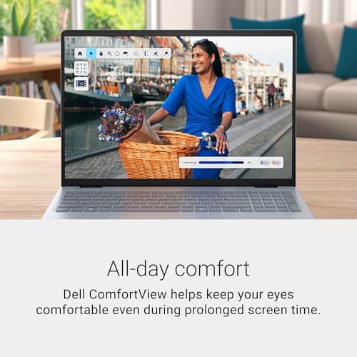 Dell 16 Laptop DC16251-16.0-inch 16:10 FHD+ Display, Intel Core 7 150U, 16GB DDR5 RAM, 1TB SSD, Intel Graphics, Windows 11 Home, Onsite Service - Platinum Silver (Metal Chassis) — view 3