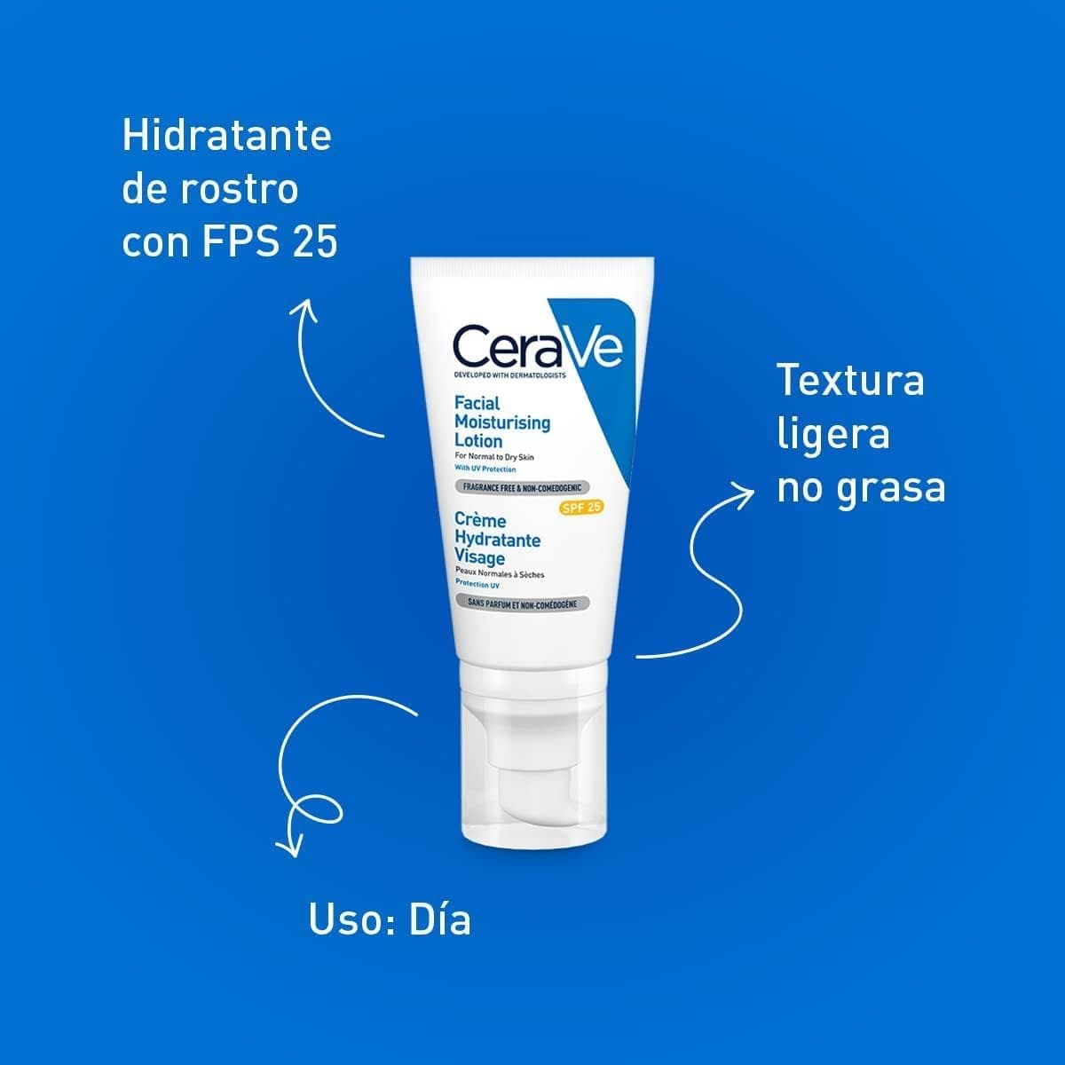 CeraVe AM Facial Moisturising Lotion Normal To Dry Skin 52ml With UV Protection And 3 Essential Ceramides — view 7