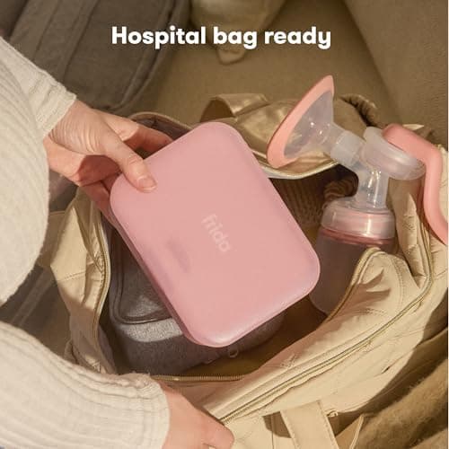 Frida Mom Colostrum Collection Kit, Catch, Store & Feed Breastmilk, Includes 6 Colostrum Collectors, 6 Labels, Cleaning Brush, Cloth & Case, Hospital Bag Ready, Safe Materials, 15pc kit — view 7