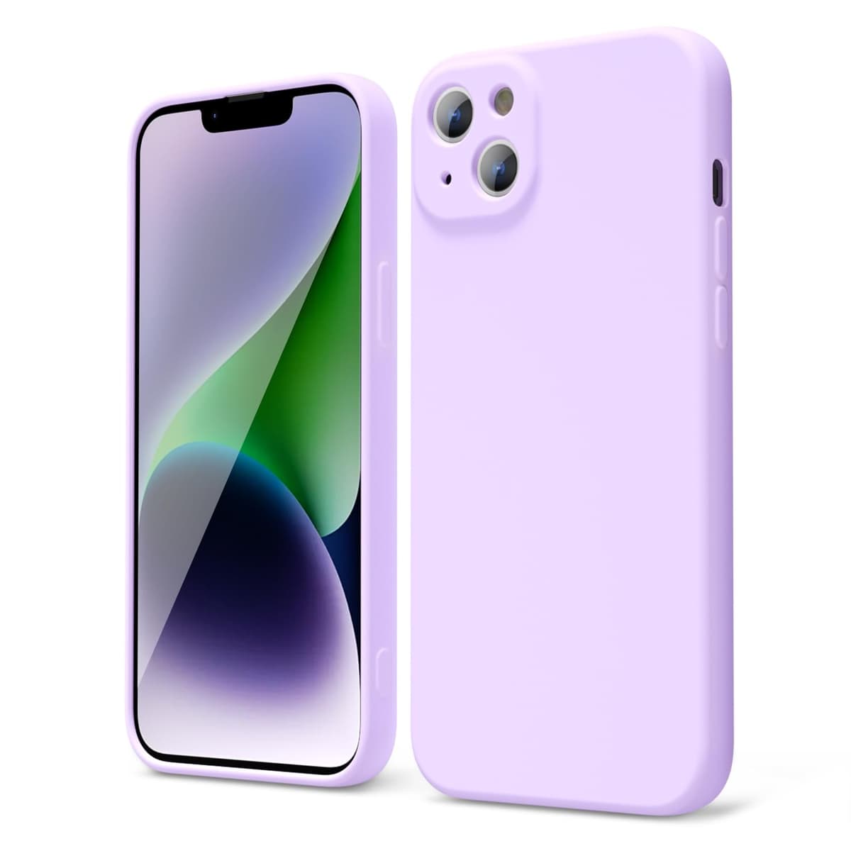 oakxco for iPhone 17 Pro Max Phone Case Liquid Silicone, Cute Thin Slim Grip Soft Rubber Gel for Women Men, Smooth Matte TPU Plain Solid Color Girly Simple Case with Camera Cover, Light Pink — view 1641