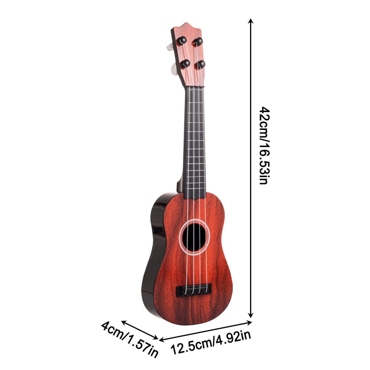 Ukulele para Principiantes - Juguete Educativo Musical de 43 cm | Instrumento Musical de Juguete de iniciación,para Clases Colegio Guardería Niñas Niños Hogar Estudio — view 5