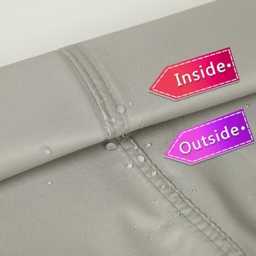Jneaicn Shade Sail Waterproof Outdoor UV Sun Shade Sail Rectangle Gray 10'x 13' Protection Cool Party Beach Leisure Garden Accept Customization — view 4
