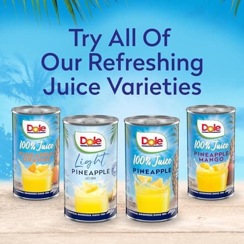 Dole 100% Pineapple Juice, 8.0 Fl Oz, Pack of 24 — view 4