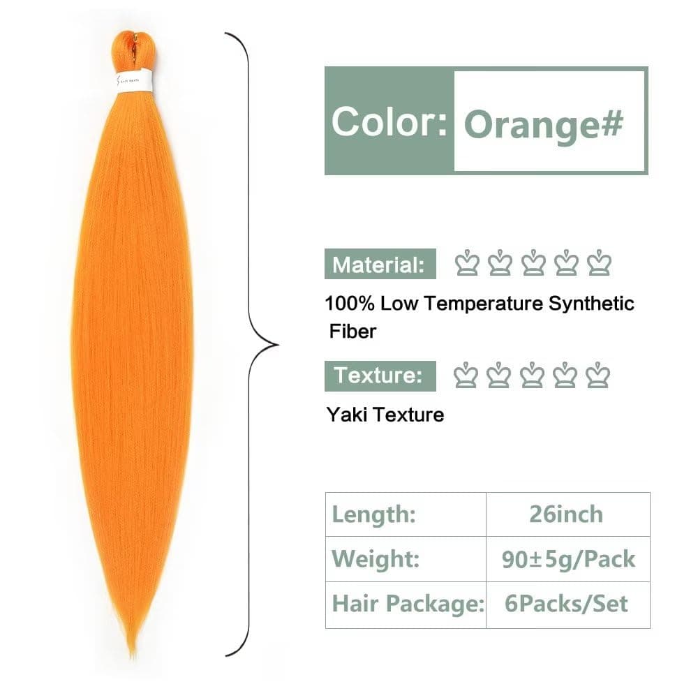 YDDM Capelli Per Treccine Africane Morado Extension Treccine Texture Yaki Easy Install per Principianti 32 Pollici 3 Pezzi Capelli Leggeri e Naturali per Box Braids, Twist e Crochet — view 264
