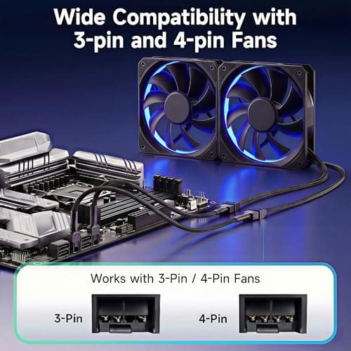 12" PWM Fan Extension Cable - 4 Pin, 30cm (10pcs) — view 5